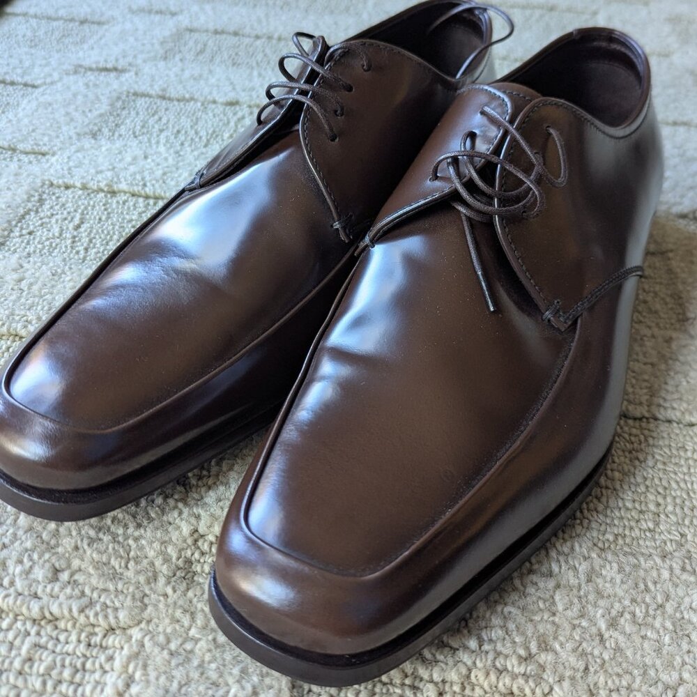 Prada Square-toe Oxfords (9.5)